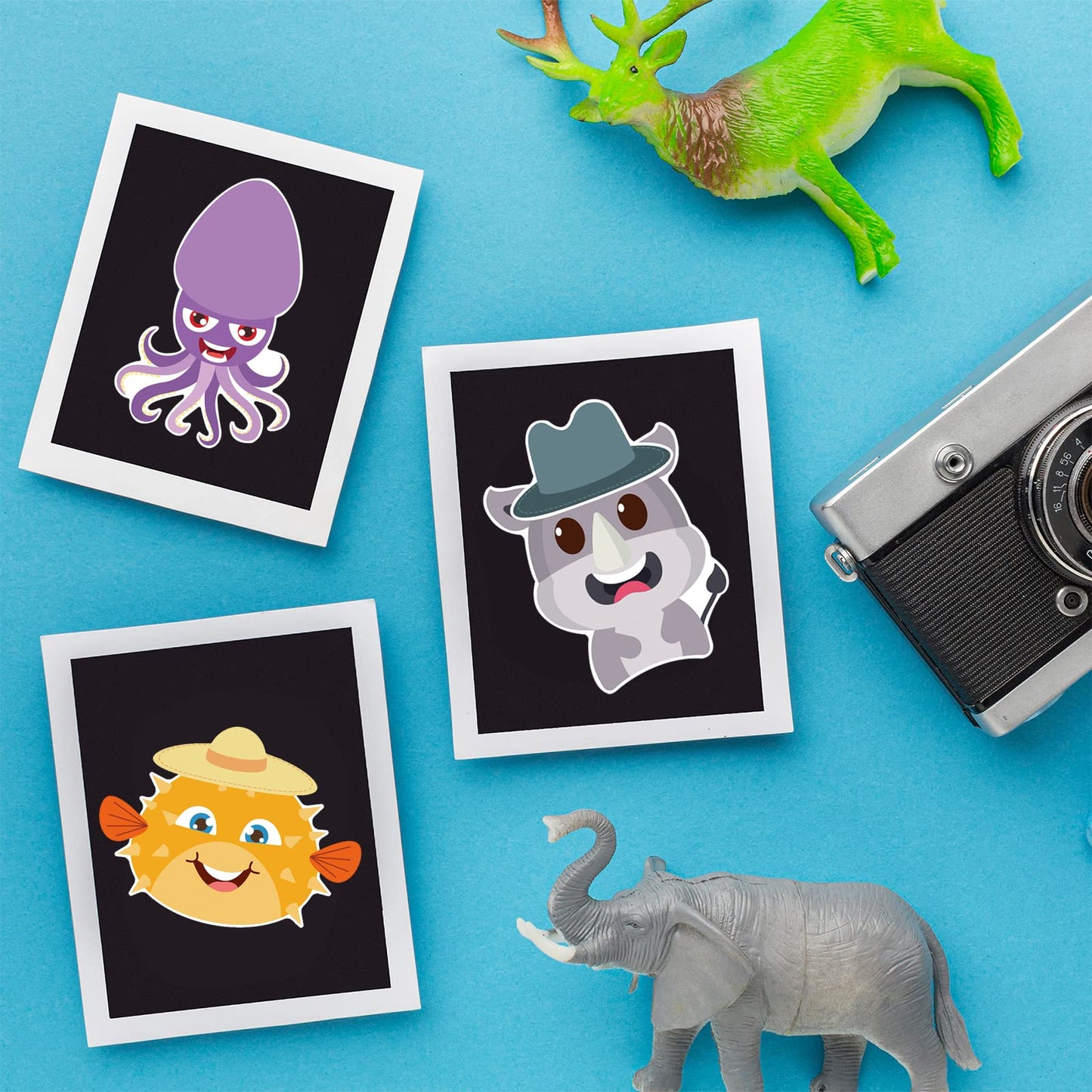 24 Sheets 8.27''  5.9'' Make Your Own Animals Stickers For Kids Toddlers, Make A Face Stickers For Kids Party Favors Activities