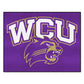 FANMATS 647 Western Carolina University All-Star Mat | Purple | 33.75x42.5 | WCU with Catamount Head Primary Logo
