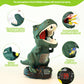 Protado Dinosaur Shooting Toy For Boys Girls, Movable Target Shooting Games With 2 Air Pump Launcher, 48 Foam Balls, Led Score R