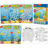 Wiooffen 168 Pages Under The Sea Maze Books For Kids Ages 3-8, 6-Pack- 6 Beginner Level Kids Activity Books Busy Books Ocean Ani