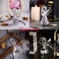 Hdcrystalgifts 3Inch Crystal Guardian Angel Figurine Paperweight Decor Glass Angel Statue Ornaments Art Collectible Gift For Women (Clear)