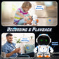 Kaekid Astronaut Robots For Kids, Smart Talking Robotic With Touch Sensor, Voice Control, Speech Recognition, Sing, Dance, Repeat And Record, Rechargeable Robot Toy For 3-8 Year Old Boys Girls