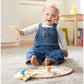 Melissa & Doug First Play Wooden Jumbo Knob Farm Animal Puzzle (3 Pcs)