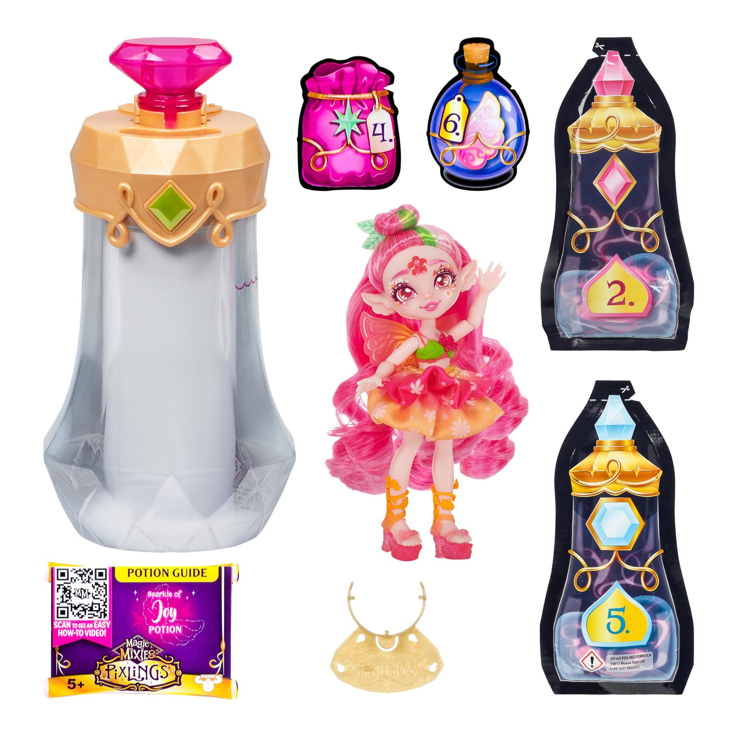 Magic Mixies Faye The Fairy. Create A Magic Potion That Reveals A Beautiful 6.5' Pixling Doll Inside A Bottle! Who Will You Create?