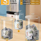 Kypeeka Clear Acrylic Piggy Bank For Adults Kids, Clear Money Saving Jar Must Break To Open, Unopenable Piggy Bank For Cash Coin