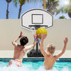 Generic Poolside Basketball Hoop with Height Adjustable 37''''-56'''' Swimming Pool Basketball System with 36'''' x 24'''' Backb