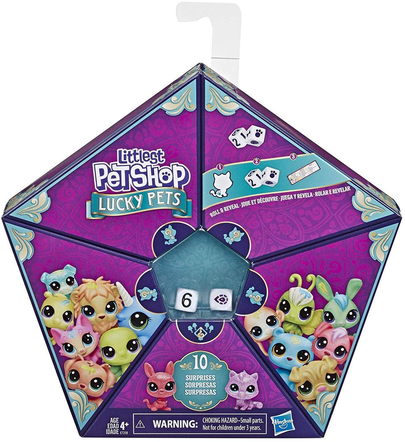 Littlest Pet Shop Lucky Pets Fortune Crew Surprise Pet Toy, 150+ To Collect, Ages 4 & Up