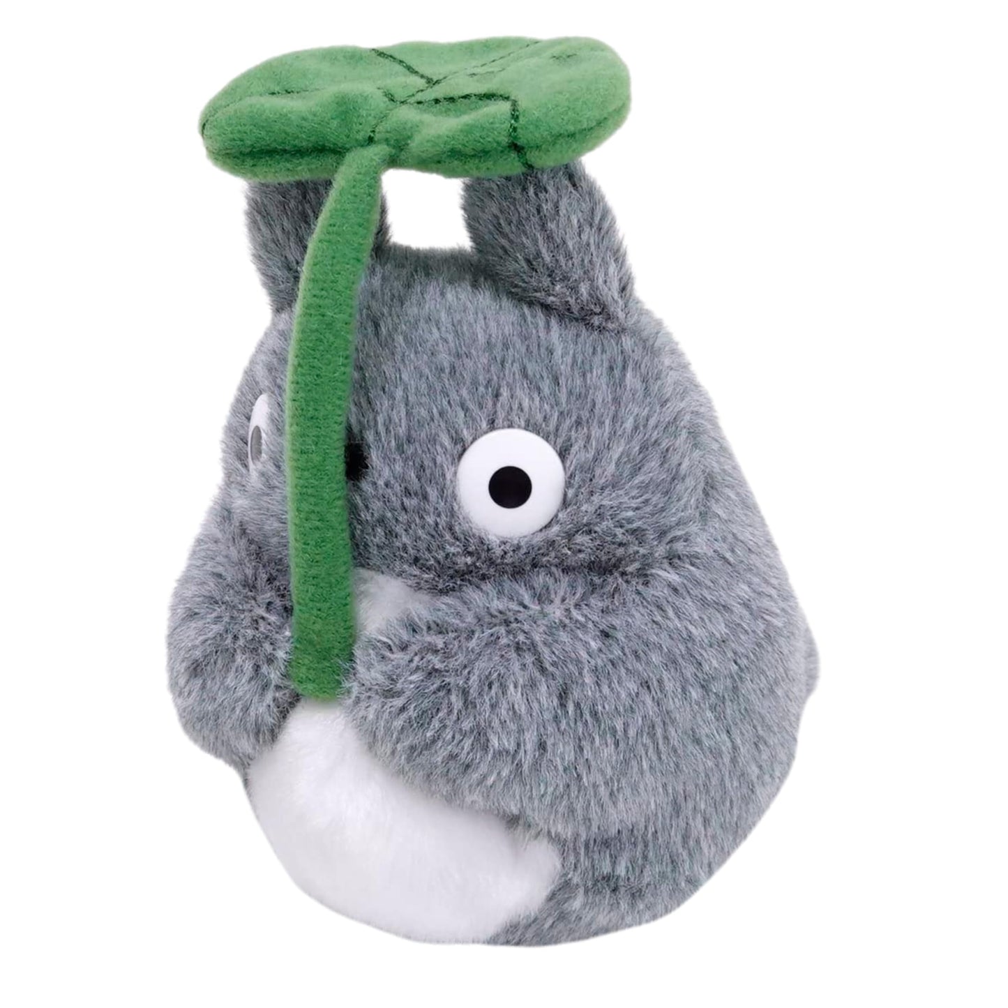 スタジオジブリ My Neighbor Totoro 5" Plush - Cotton Beanbag, Small, Totoro with Leaf