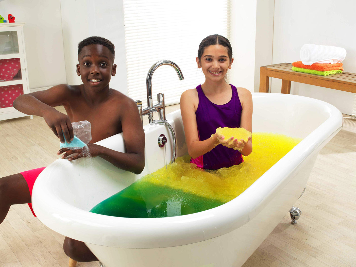 Zimpli Kids Cosmic Yellow Baff Color Change Box, 300G, Yellow To Green (5034)