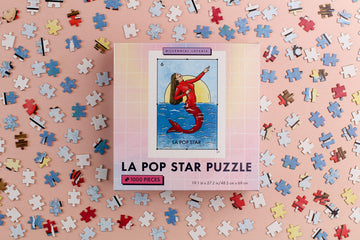 Blue Star Press El Puzzle: La Pop Star Edition | 1000 Pieces| Features Original Artwork From The Y2K Edition Of The Beloved Millennial Lotería Card Game