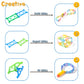 Rainbow Toyfrog Snap-N-Twist Building Blocks - 270 Piece Set Of Flexible Interlocking Math Manipulatives - Open Ended Stem Toys For 5 To 12 Year Old Boys & Girls - Indoor Recess Games For Classroom
