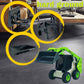 Qcar 3 in 1 Skid Steers Loader Construction Vehicles Toys,1:50 Scale Diecast Site Loader with Metal Forklift and Grab Shovel Set