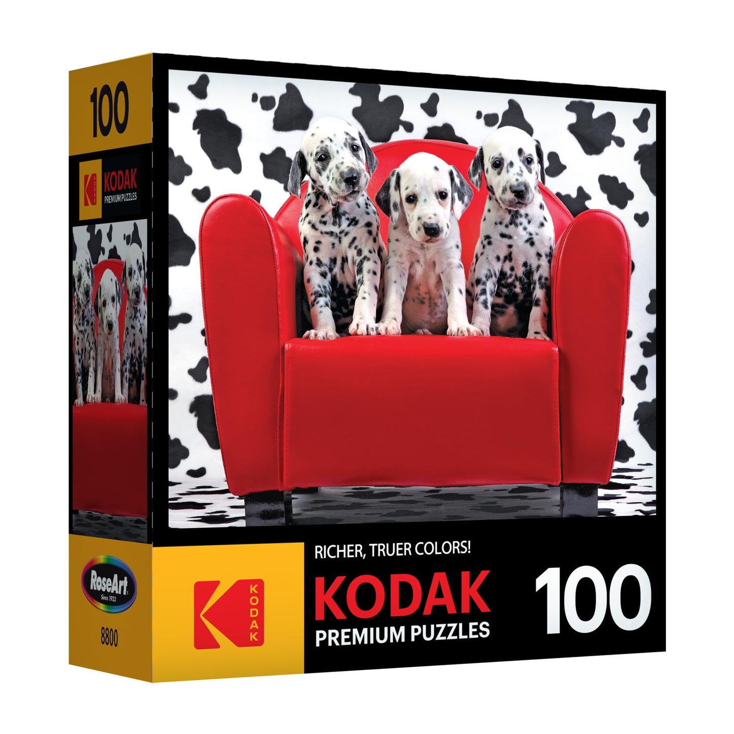 RoseArt 100-Piece Jigsaw Puzzle - Kodak Premium, Multi-colored, Paper, Model 8800ZZU for Adults