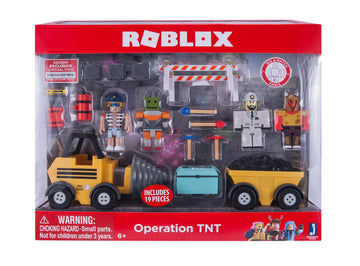 Roblox Action Collection Operation TNT Playset - Includes Exclusive Virtual Item, Plastic, Model SG_B077Y5MBNQ, Color: Operation TNT
