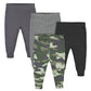 gerber Baby Boys Multi-Pack Pants, camogray, 12 Months