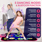 OMOZOMBB Gifts for 7 Year Old Girl Toys Age 6-8 Electronic Dance Pad with Light-up 8 Button Bluetooth Music Dance Mat with 5 Gam