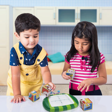 Wow! Pods Cocomelon Toys Musical Clever Building Blocks | Pre-School Learning Toy That Plays 6 Nursery Rhyme Songs | For Toddlers Both Girls And Boys 2, 3, 4 And 5 Years Old