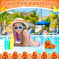 Honoson 6.89 Inch Giant Glitter Rubber Duck Big Glitter Rubber Duck Large Sparkly Duck Bath Toy With Squeaky Sound For Summer Ba