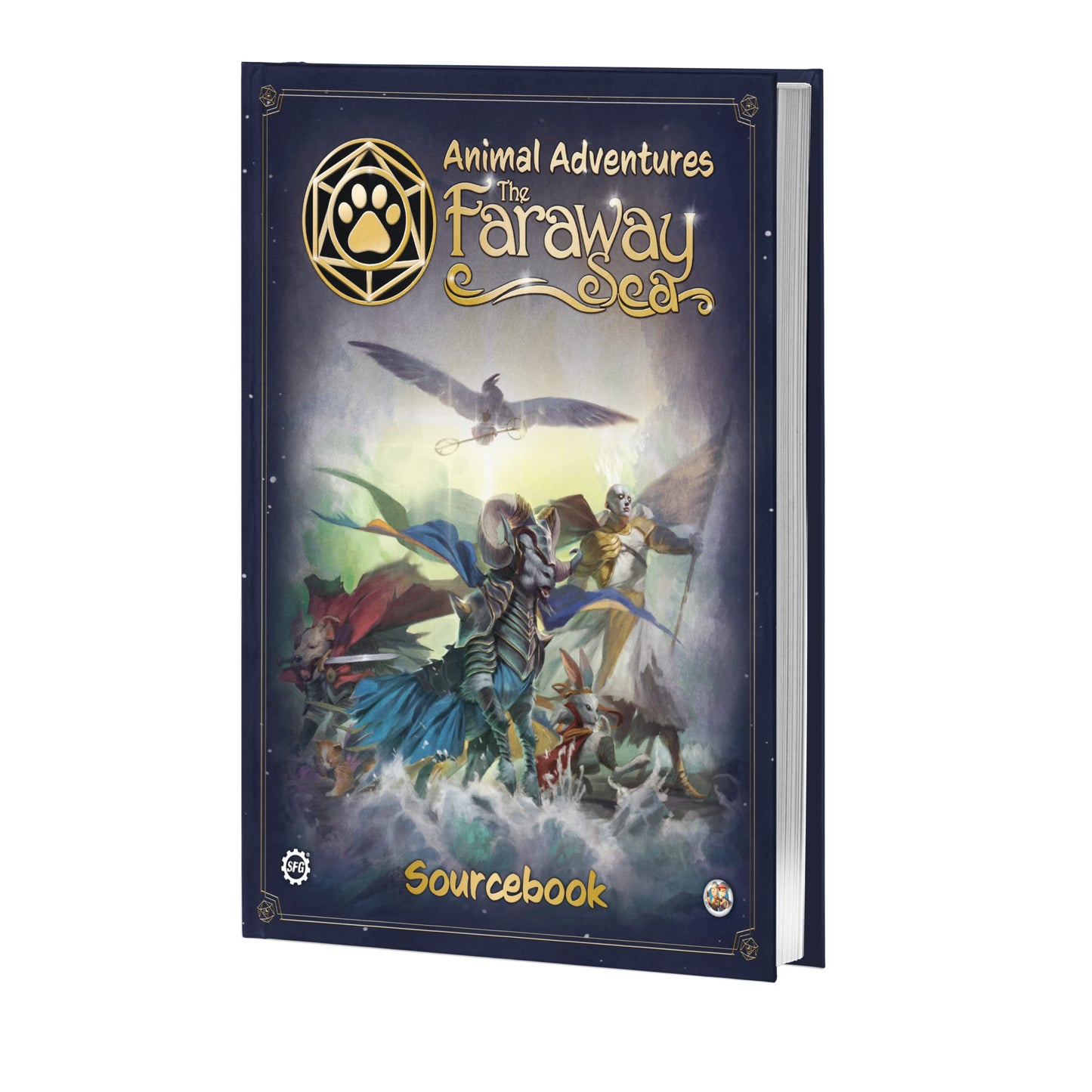 Animal Adventures: The Faraway Sea Sourcebook - Beginners Roleplaying Game Master RPG Rule Book with Stats, New Characters, 5 Im