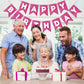 Hot Pink Happy Birthday Banner Birthday Sign For Backdrop Glitter Happy Birthday Decorations For Women Girls Birthday Party Wall Door Garland Bunting Banner Hot Pink Party Supplies
