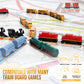 The Little Plastic Train Co. Hornet Deluxe Board Game Train Set - Upgraded Miniatures, Yellow, Model 92334