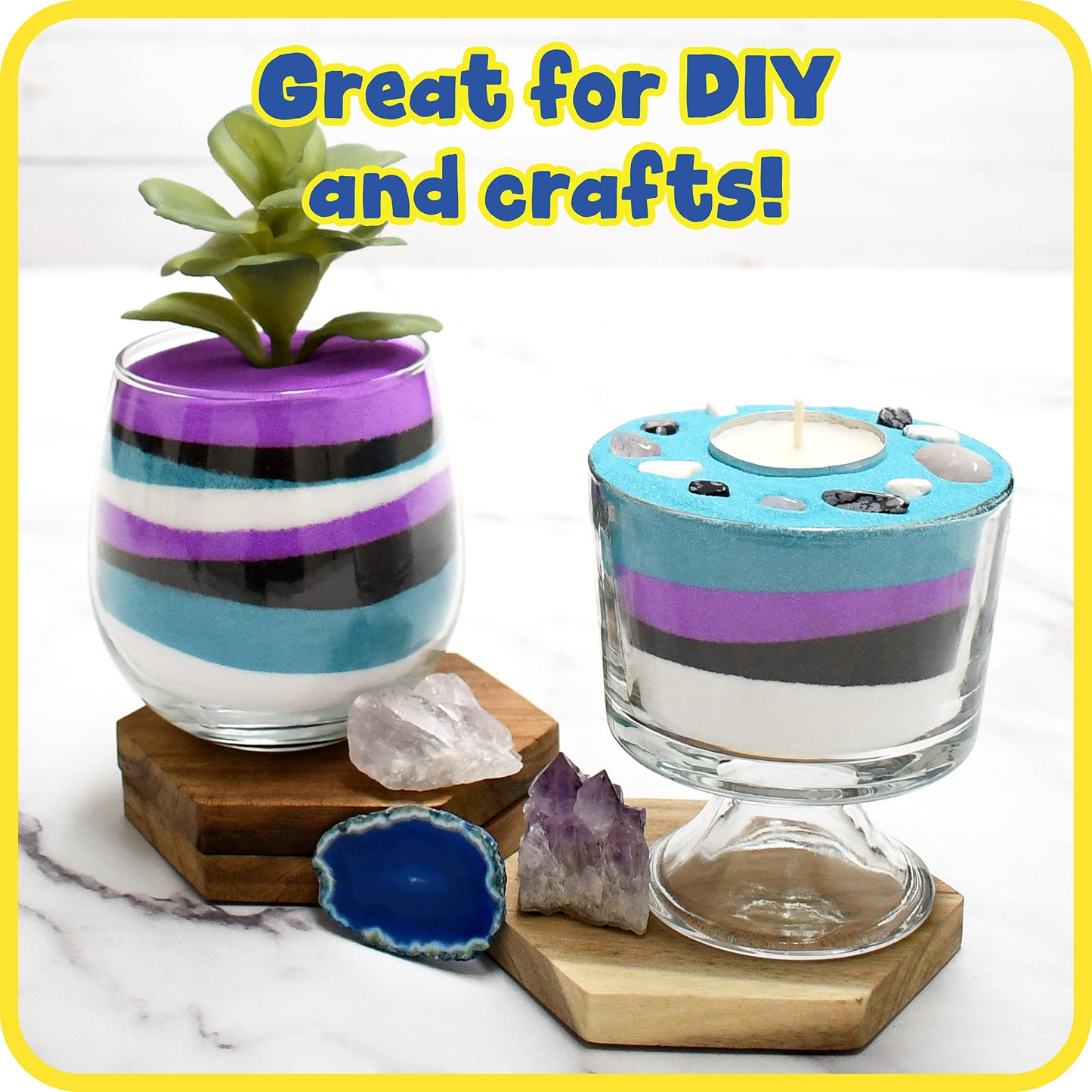 READY 2 LEARN Colored Sand | Purple | 2.2 lbs | Play Sand for Kids | Perfect for Arts and Crafts and Sensory Bins