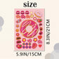 24 Sheets Donut Make A Face Sticker Sheets For Kids Todders Activities, Make Your Own Stickers For Kids Birthday Party Favor Sup