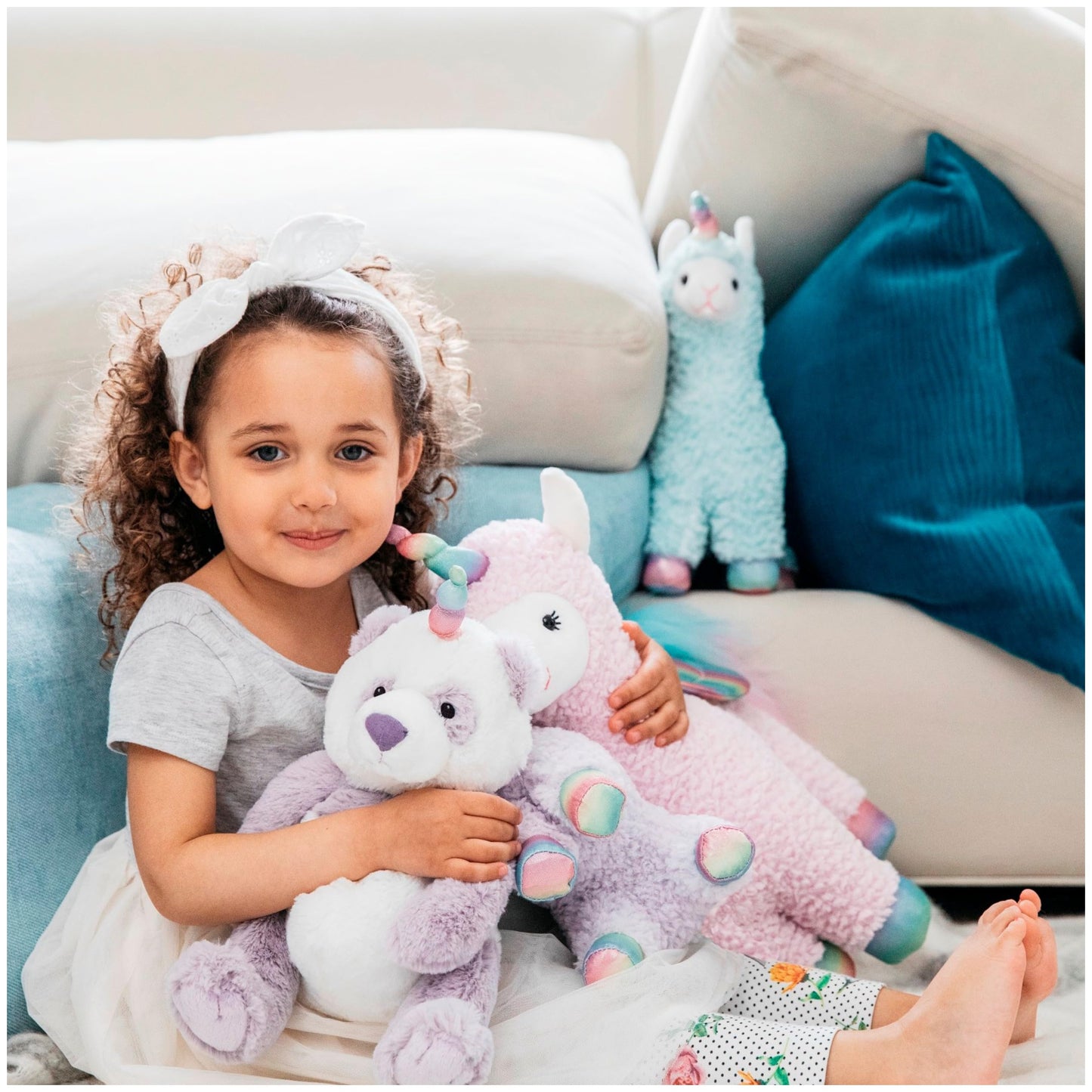 Gund Glitz Pandacorn Plush Stuffed Unicorn Panda Bear Unicorn Stuffed Animal, Plush Toy For Ages 1 And Up, Purple, 9''