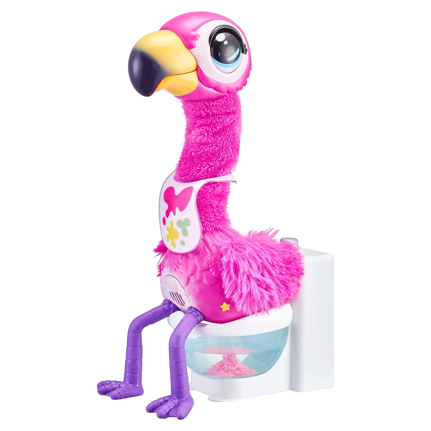 Little Live Pets Gotta Go Flamingo Value Pack: Sherbet | Interactive Plush Toy That Eats, Sings, Dances, Poops And Talks. Bonus
