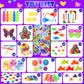 DKZ 1000Pcs Fidget Toys Pack - Bulk Party Favors, Stress Relief Sensory Toys, Goodie Bag Stuffers, Pink Color for Kids & Parties