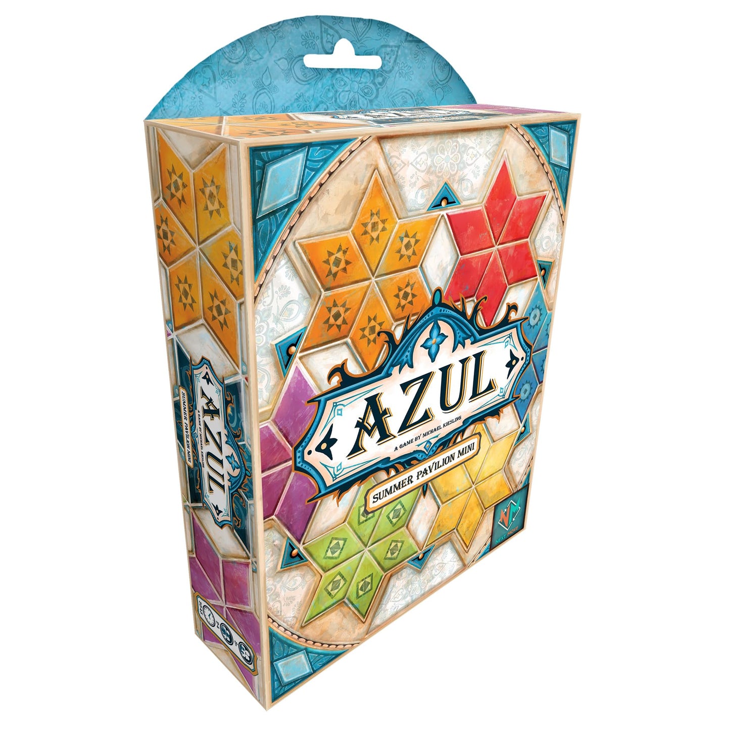 Asmodee Azul Summer Pavilion Mini Board Game - Portable Travel Edition, Tile-Placement Strategy Game for Kids & Adults, Ages 8+,