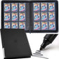 enhanced Top Loader Binder  Holds 288 Top Loaders 9-Pocket Toploader Binder with Sleeves for 3 x 4 Rigid Card Binder for Top Loader for Trading Cards or Sports Cards - Black