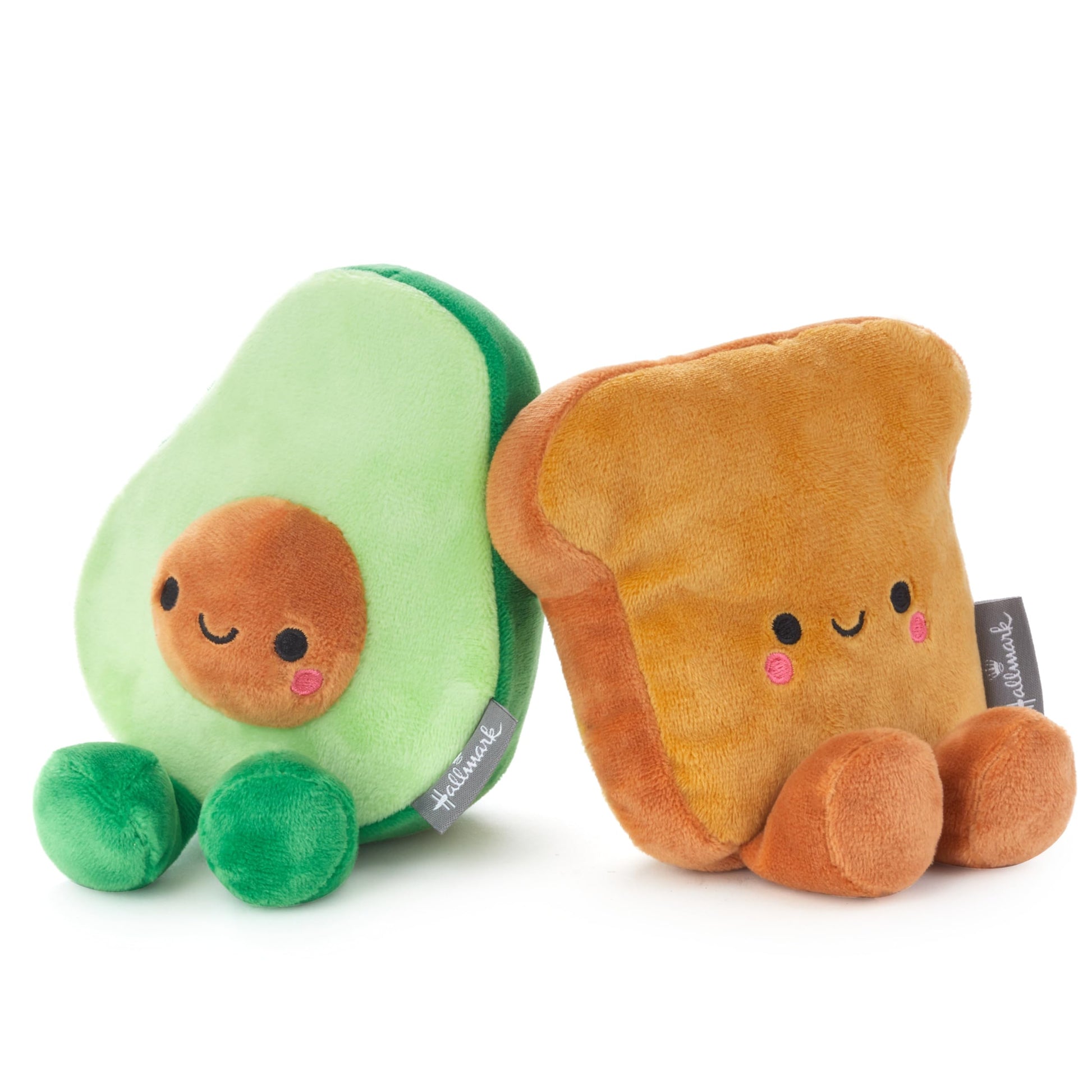 Hallmark Better Together Magnetic Plush (Avocado and Toast) 5 Stuffed Toys, Easter Gifts for Kids