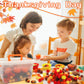 Fall Sensory Bin Fillers - 353 PCS Thanksgiving Fine Motor Toys for Kids  Autumn Counting Sorting Set with Felt Leaves Tweezers & Clip for Sorting Counting Training Preschool Learning Activity