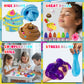 Gxyslm Jumbo Slime Kit For Girls, Party Favors For Kids, Adorable Cake Slime Making Kit To Make Butter Slime, Confetti Slime, Mu