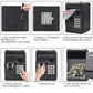 Cargooy Mini Atm Piggy Bank Atm Machine Best Gift For Kids,Electronic Code Piggy Bank Money Counter Safe Box Coin Bank For Boys Girls Password Lock Case (Dark Grey)
