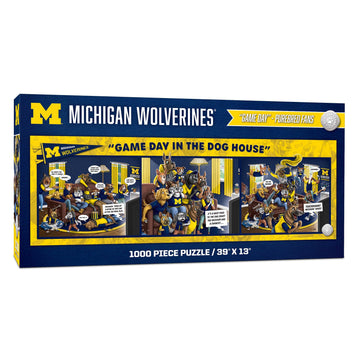 Youthefan Ncaa Michigan Wolverines Game Day In The Dog House 1000Pc Puzzle