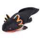 Zhongxin Made Large Axolotl Plush - Super Large Weighted Black Axolotl Stuffed Animal, 30 Inches Long, Realistic Cute Ambystoma