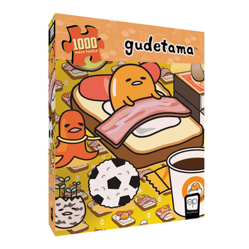 Gudetama “Work From Bed” 1000 Piece Jigsaw Puzzle | Collectible Anime Puzzle Artwork Featuring Sanrio’S Gudetama | Officially-Licensed Gudetama Puzzle & Merchandise