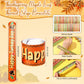 Jenaai 200 Pcs Slap Bracelets bulk Thanksgiving Maple Leaf Themed Fall Holiday Wristbands Turkey Snap Bracelets Autumn Slap Band