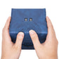 Zoopin Leather Deck Box With Built-In Spinning Life Counter, Blue For Mtg,Yugioh,Pokeman,Tes Legacy,Munchkins Ccg Decks And Also Small Tokens Or Dice- Hold 100 Sleeved Cards Or 150 Naked Cards …