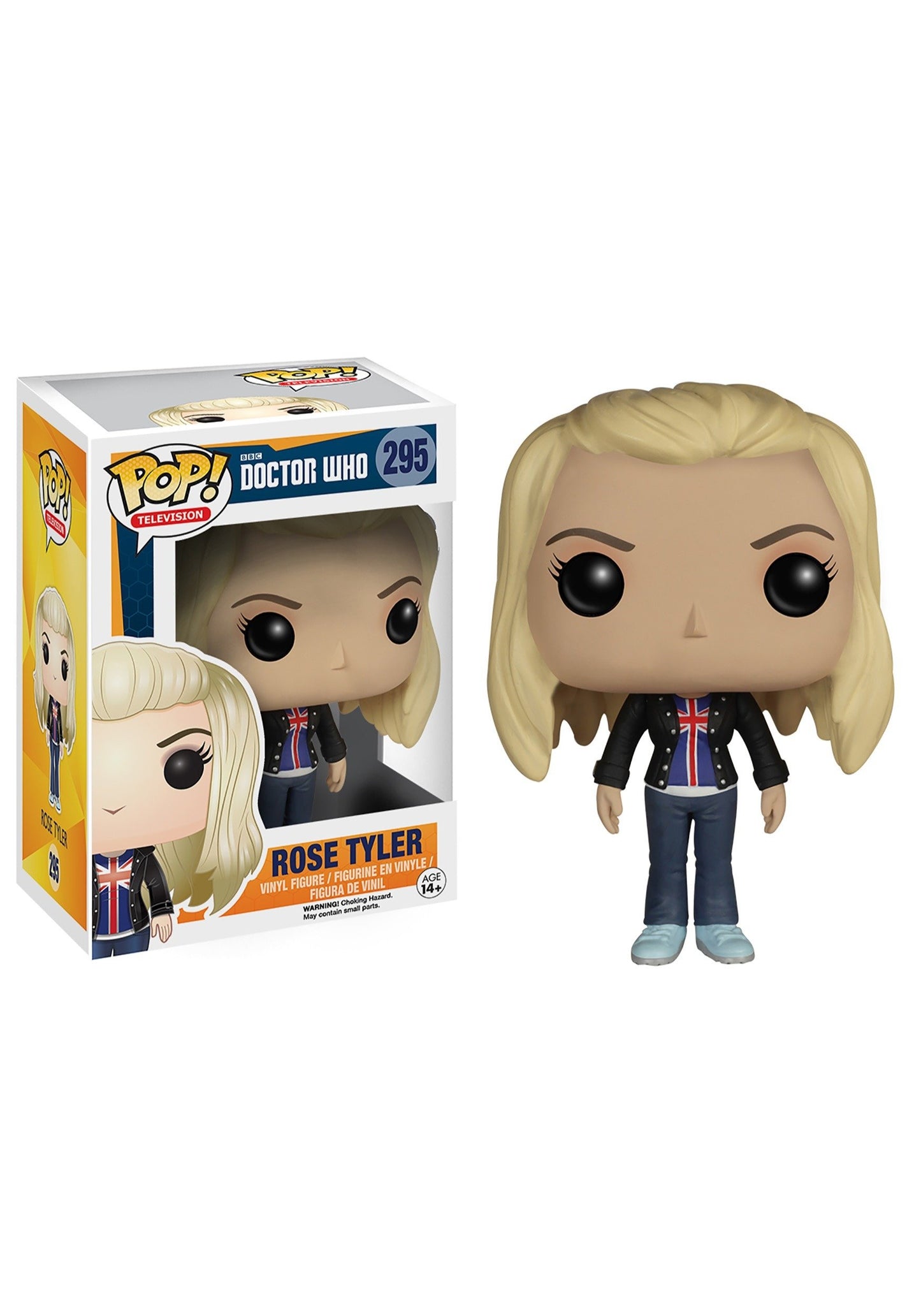 Funko POP TV Doctor Who Rose Tyler Action Figure, Model 6207, Blue Plastic Collectible
