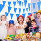 Tatuo 820 Ft 500 Pcs Pennant Banner Flag String Hanging Triangle Bunting Flag For Party Celebration Holiday Wedding Decoration, 10 Set (Orange)
