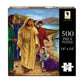 African American Expressions 500-Piece Hem of His Garment Puzzle, Beige Cardboard, Inspiring Christian Artwork for Adults