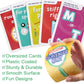 Lotfancy Card Games For Family Game Night, 4 In 1 Pack, Scavenger Hunt Games For Kids, Indoor Outdoor Activities, Family Trivia, Educational Game, Jumbo Size, Gifts For Ages 2-6