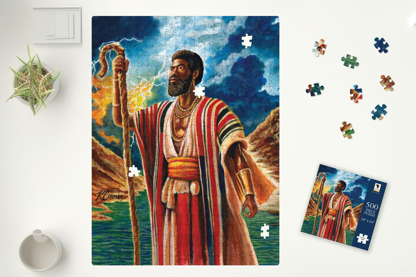 African American Expressions - 500-Piece Jigsaw Puzzle - Inspirational Black Art, Premium Quality For Relaxation And Reflection