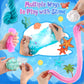 Lawoho 6 Pack Slime Kit - 12Oz(360Ml) Mermaid Gnomes Slime For Kids With Cloud, Butter, Clear & Water Slime, Non-Sticky, Soft Te