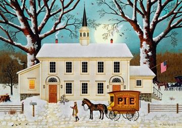 Buffalo Games 300 Piece Jigsaw Puzzle - A Pie for The Parson - Large Multicolor - Model 22611 - Challenging Fun for Adults