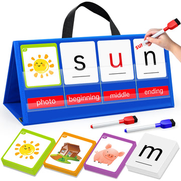 Cvc Word Building Pocket Chart, Esiplay Sight Words Flash Cards Kindergarten Classroom Must Haves, Phonics Games Blending Board