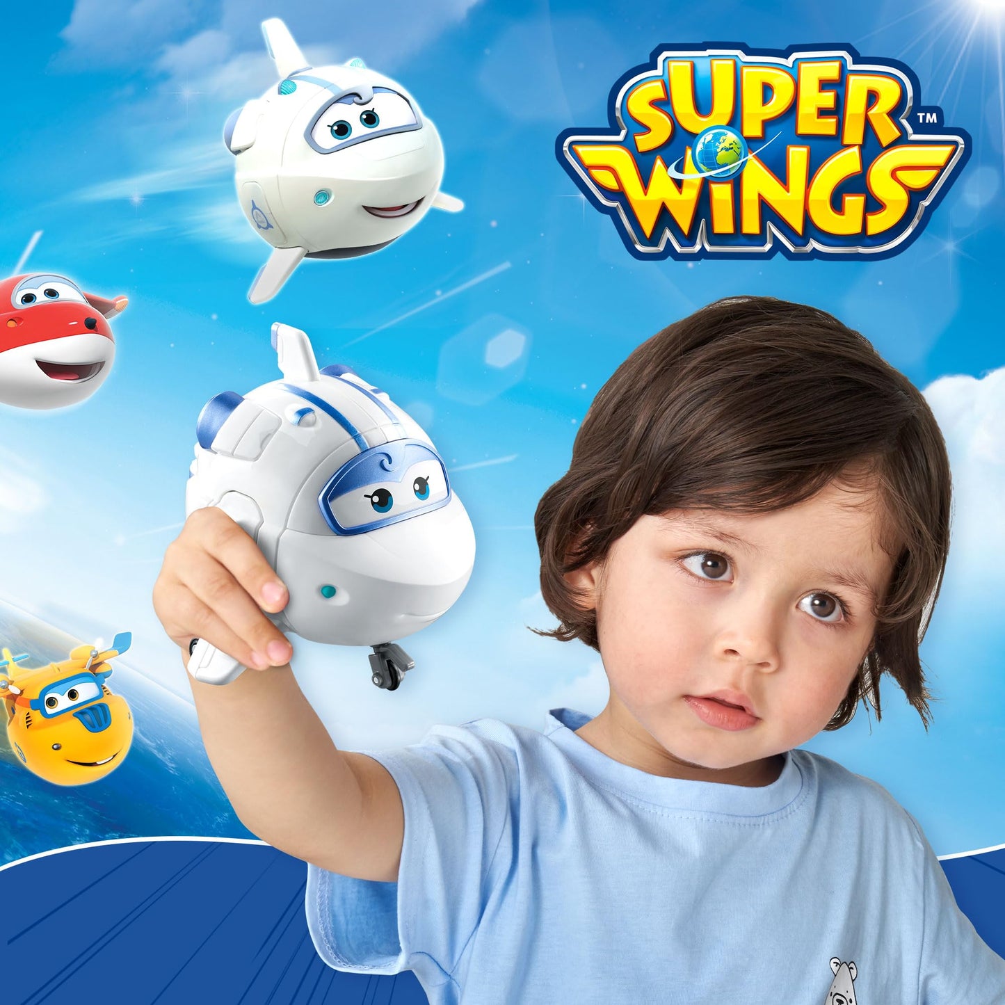 Super Wings Transforming Astra Toy Figure - 5" Scale Plastic Spaceship/Bot Model US720224